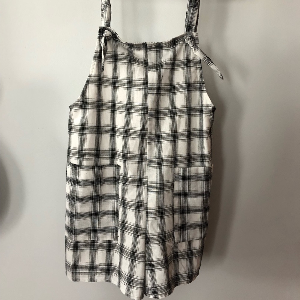 Black and white romper